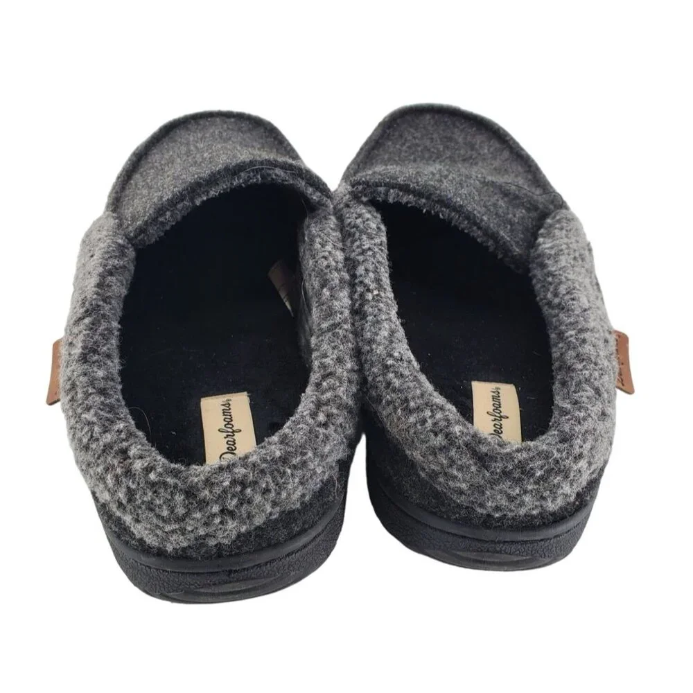 Dearfoams Loafer Slippers Men's 11/12 Indoor Outdoor Leisure House Winter Shoes_3